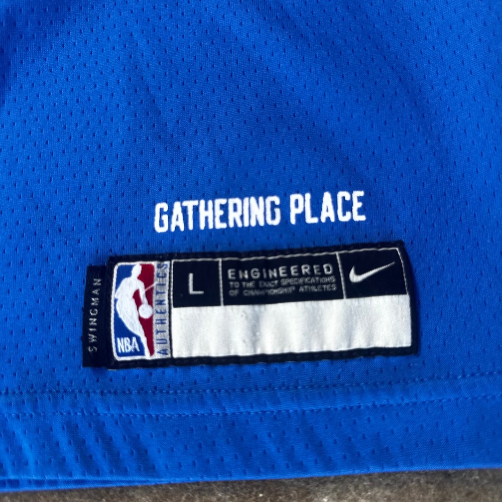 Nike Jersey Kids Large Blue Excellent Milwaukee Bucks Giannis Antetokounmpo 34 - Picture 4 of 5